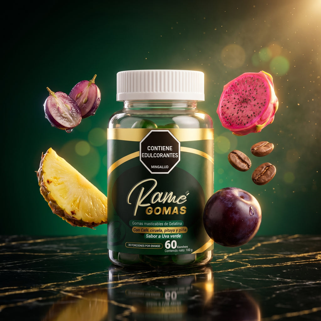 CONTROL DEL APETITO — 60 GOMITAS RAMÉ · 30 DÍAS · SABOR UVA